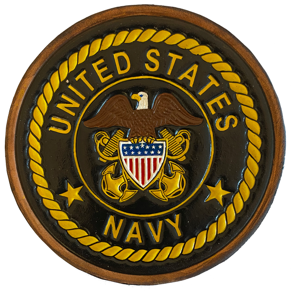 US Navy Officer Crest Leather Patches