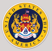 USS America CV-66 Sticker