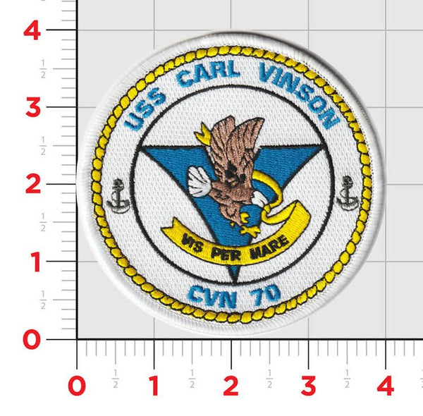 Officially Licensed US Navy USS Carl Vinson CVN-70 Patch