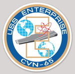 USS Enterprise CVN-65 sticker