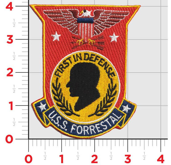 Officially Licensed US Navy USS Forrestal CV-59 Patch