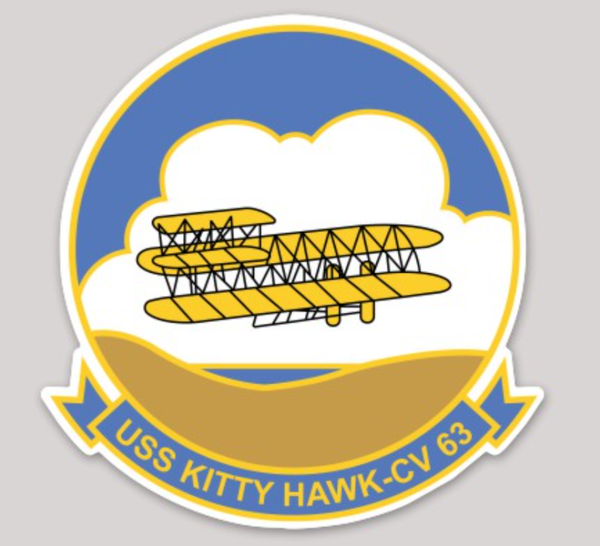USS Kitty Hawk CV-63 Sticker
