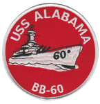 USS Alabama BB-60 Patch