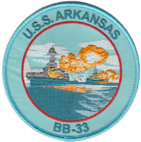 USS Arkansas BB-33 Patch