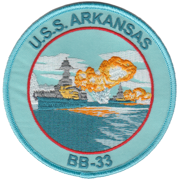 USS Arkansas BB-33 Patch