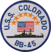 USS Colorado  BB-45 Patch