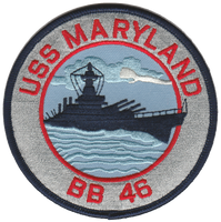 USS Maryland BB-46 Patch