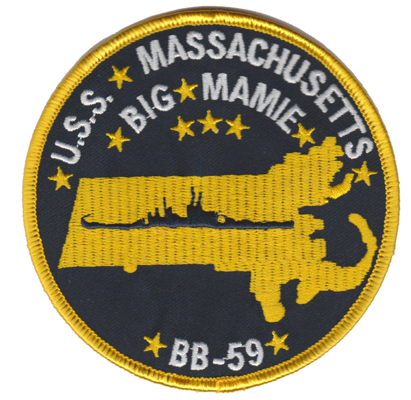 USS Massachusetts BB-59 Patch