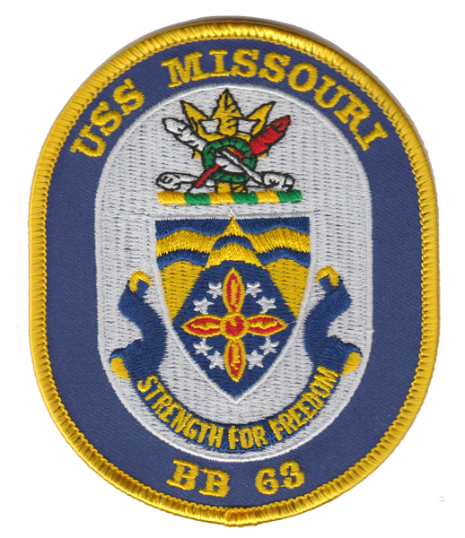 USS Missouri- BB-63 Patch