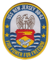 USS New Jersey- BB-62 patch