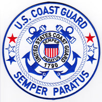 US Coast Guard 8" Large Embroidered Patch