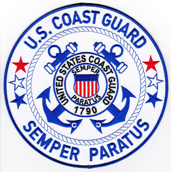 US Coast Guard 8" Large Embroidered Patch