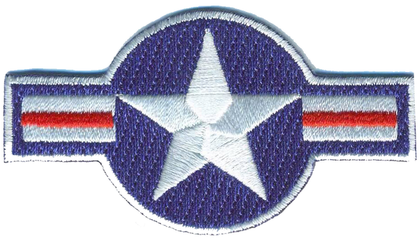 US Aircraft Stars & Bars Embroidered patch