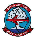 US Navy Official VA-104 Hells Archers Patch