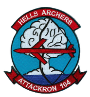 US Navy Official VA-104 Hells Archers Patch