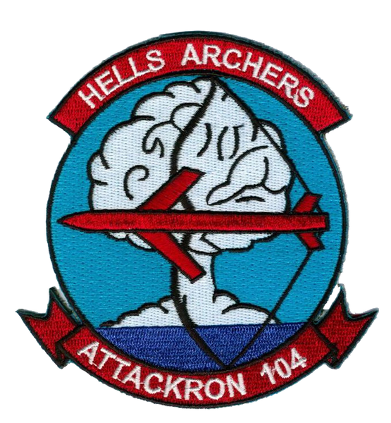 US Navy Official VA-104 Hells Archers Patch