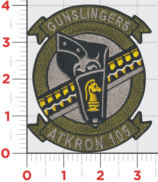 Officially Licensed US Navy VA-105 Gunslingers Squadron Patch