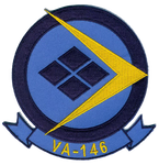 Officially Licensed US Navy VA-146 Blue Diamonds Squadron Patch