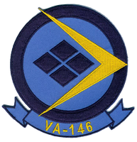 Officially Licensed US Navy VA-146 Blue Diamonds Squadron Patch
