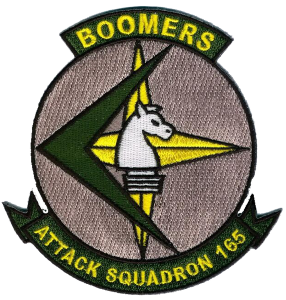 US Navy VA-165 Boomers- No Hook and Loop