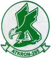 Officially Licensed US Navy VA-205 Green Flacons Patch