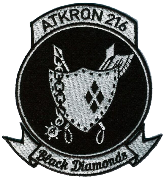 US Navy VA-216 Black Diamonds Patch