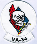 US Navy VA-34 Blue Blasters Patch