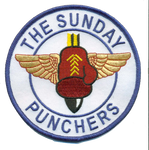 Officially Licensed US Navy VA-75 Sunday Punchers Patch