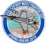 US Navy VAQ-129 Grizzlies Key West DET- With hook and loop