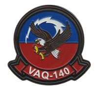 Officially Licensed US Navy VAQ-140 Patriots Leather Patches