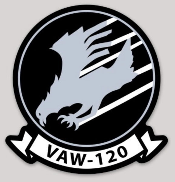 Officially Licensed US Navy VAW-120 Greyhawks Sticker