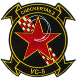 Officially Licensed US Navy VC-5 Checkertails Patch