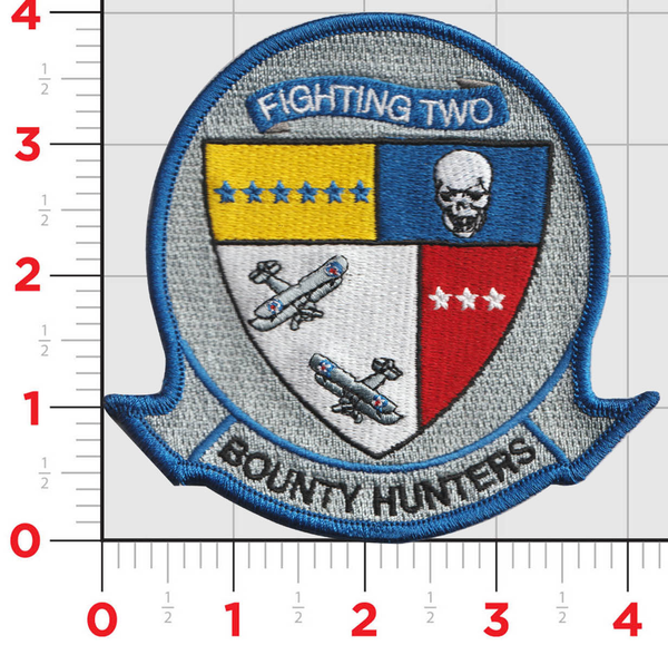 Officially Licensed US Navy VF-2 / VFA-2 Bounty Hunters Patch