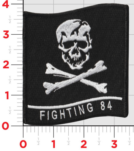 Officially Licensed US Navy VF-84 Jolly Rogers Patch