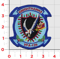 Official VFA-136 Knighthawks Christmas Patch