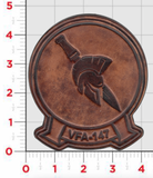 Officially Licensed US Navy VFA-147 Argonauts Leather Patch