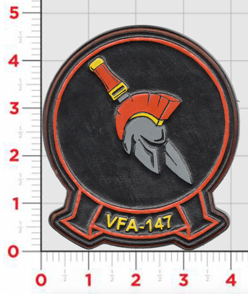 Officially Licensed US Navy VFA-147 Argonauts Leather Patch