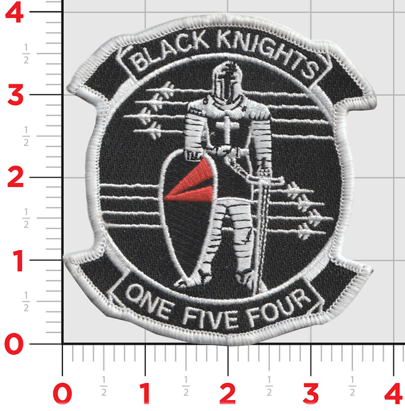 Officially Licensed US Navy VFA-154 Black Knights Chest patches