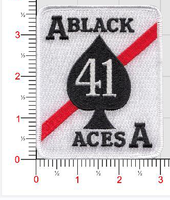 Officially Licensed US Navy VF-41 / VFA-41 Black Aces Squadron Patches