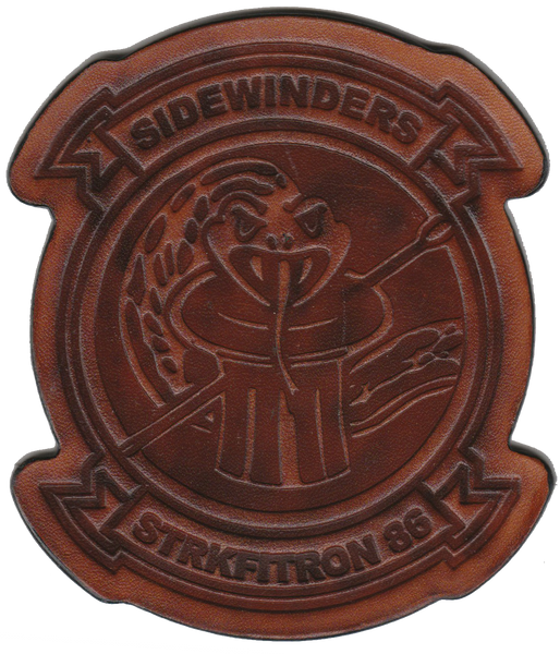 Officially Licensed US Navy VFA-86 Sidewinders Leather Patch