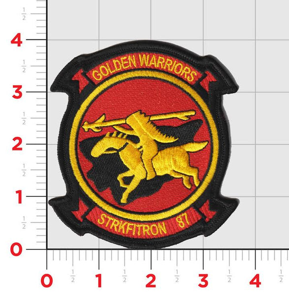 Officially Licensed US Navy VFA-87 Golden Warriors Squadron Patches