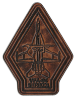 Official Navy VFA-94 Shrikes Leather Shoulder Patches