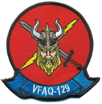 Official US Navy VAQ-129 Vikings Patch