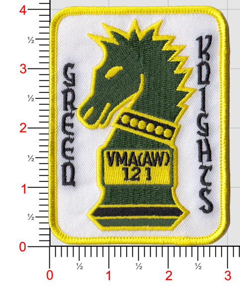 Officially Licensed USMC VMA(AW)-121 Green Knights Patch