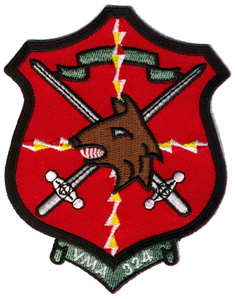 Officially Licensed USMC VMA-324 Devil Dogs Patch