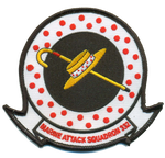 Officially Licensed USMC VMA-332 Polka Dots Patch