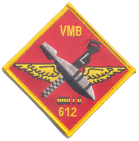 Officially Licensed Marine Bombing Squadron VMB-612 Cram's Rams Patch