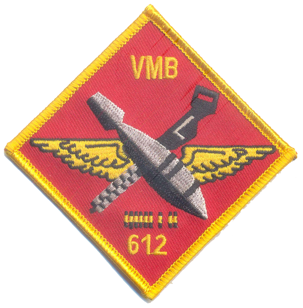 Officially Licensed Marine Bombing Squadron VMB-612 Cram's Rams Patch