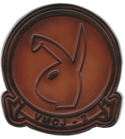 Officially Licensed USMC VMCJ-2 Playboys Leather Patch