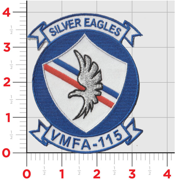 Officially Licensed USMC VMFA-115 Silver Eagles 1980's Squadron Patches